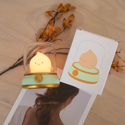 Mini LED Nachttischlaterne Mit Flammeneffekt