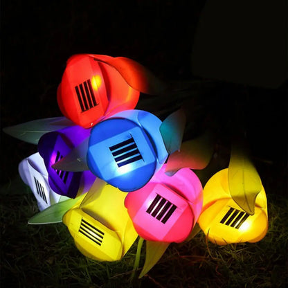 Umweltfreundliche Solarbetriebene Led Tulpen Gartenleuchten