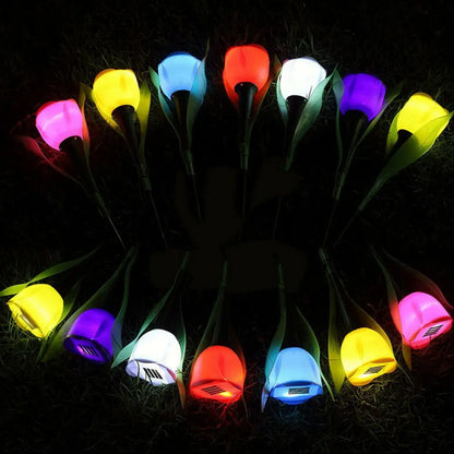 Umweltfreundliche Solarbetriebene Led Tulpen Gartenleuchten