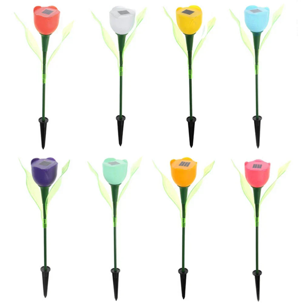 Umweltfreundliche Solarbetriebene Led Tulpen Gartenleuchten