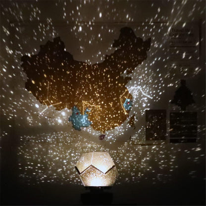 LED-Tischnachtlampe im Galaxie-Design