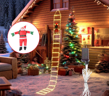 Weihnachtsmann Klettert LED Lichter