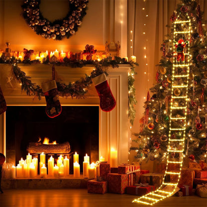 Weihnachtsmann Klettert LED Lichter