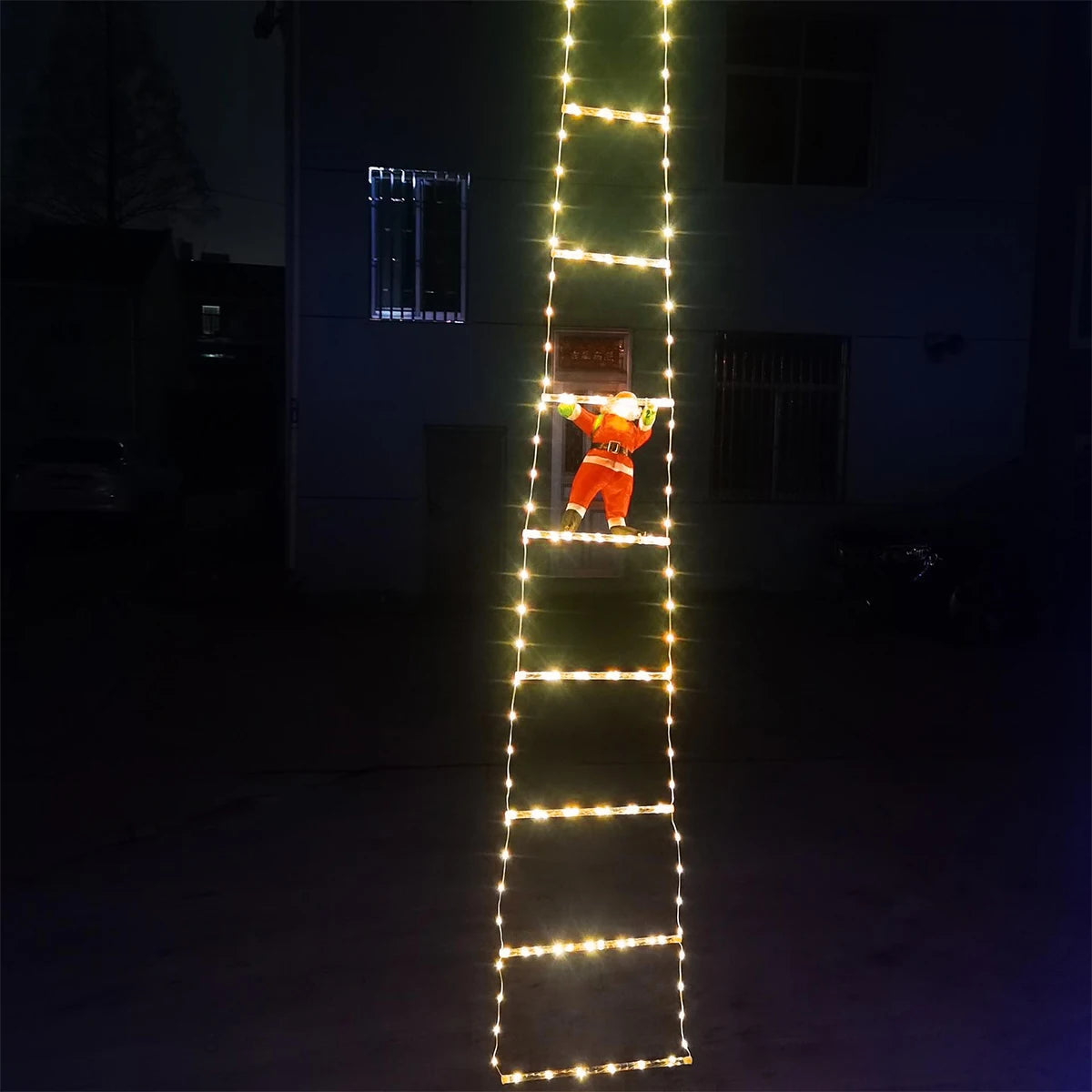 Weihnachtsmann Klettert LED Lichter
