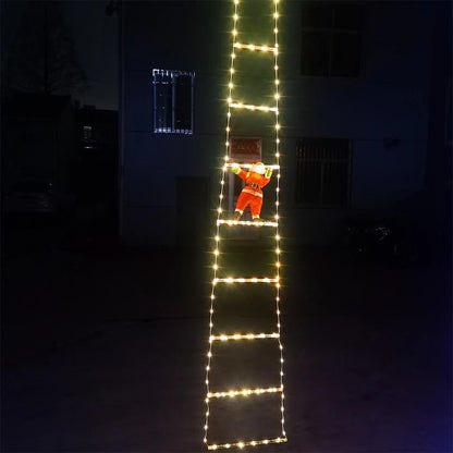 Weihnachtsmann Klettert LED Lichter