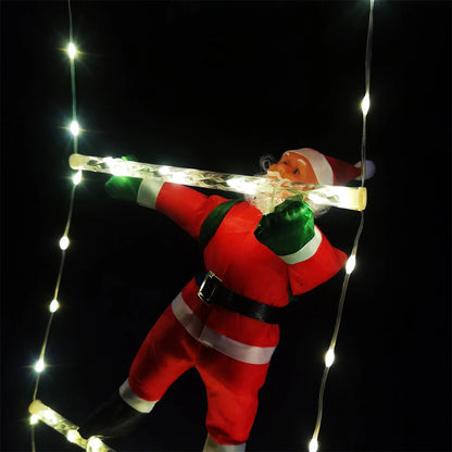 Weihnachtsmann Klettert LED Lichter