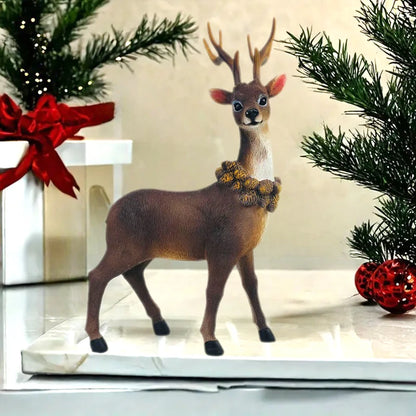 Festliche Rentier-Weihnachtsdekoration
