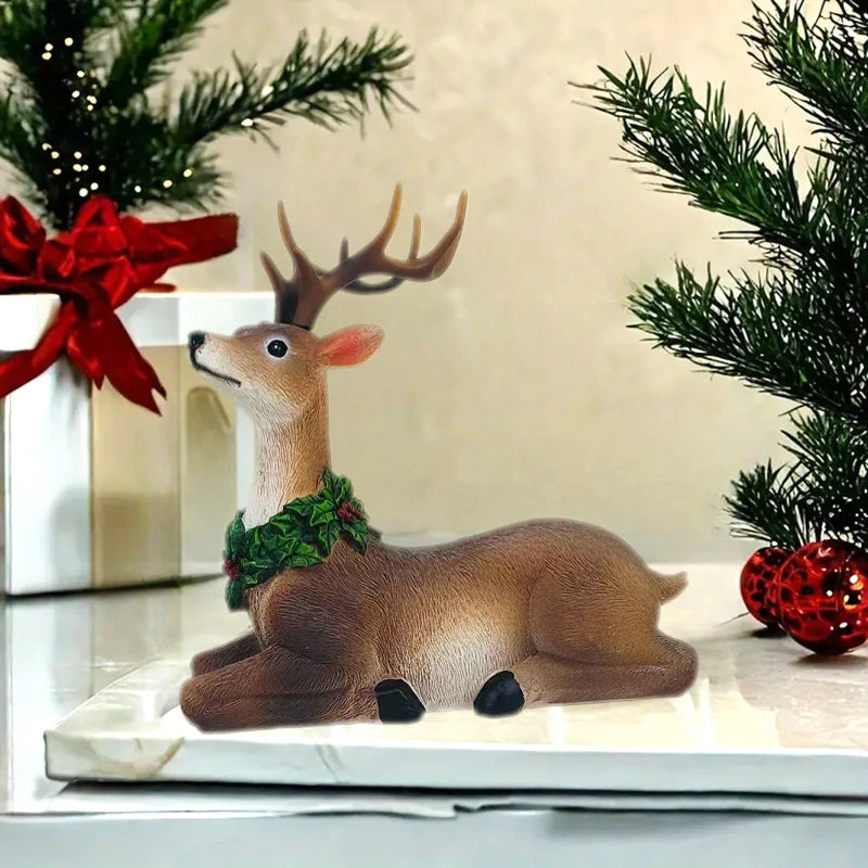 Festliche Rentier-Weihnachtsdekoration