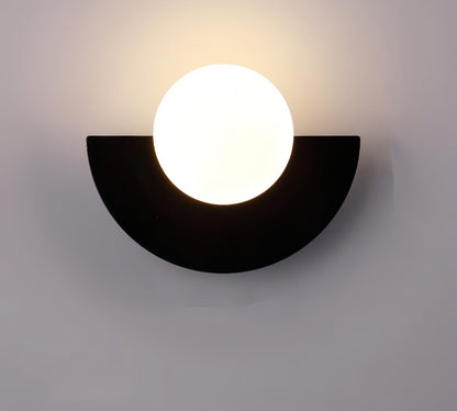 Moderne Minimalistische Halbmond LED Wandleuchte