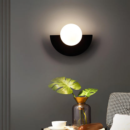 Moderne Minimalistische Halbmond LED Wandleuchte