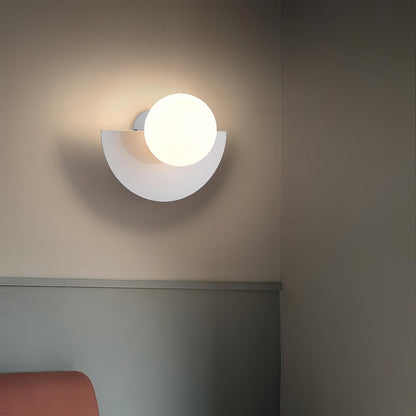 Moderne Minimalistische Halbmond LED Wandleuchte