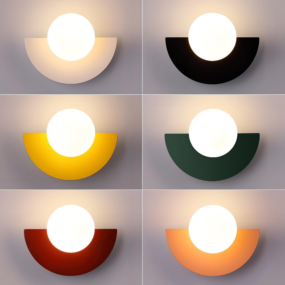 Moderne Minimalistische Halbmond LED Wandleuchte