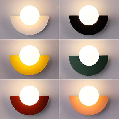 Moderne Minimalistische Halbmond LED Wandleuchte