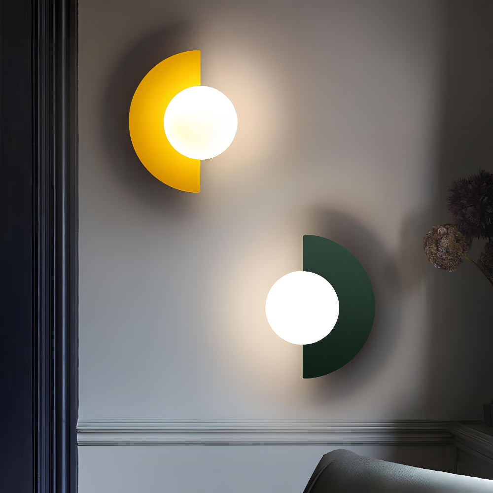 Moderne Minimalistische Halbmond LED Wandleuchte