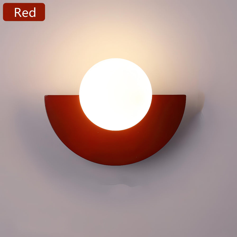 Moderne Minimalistische Halbmond LED Wandleuchte