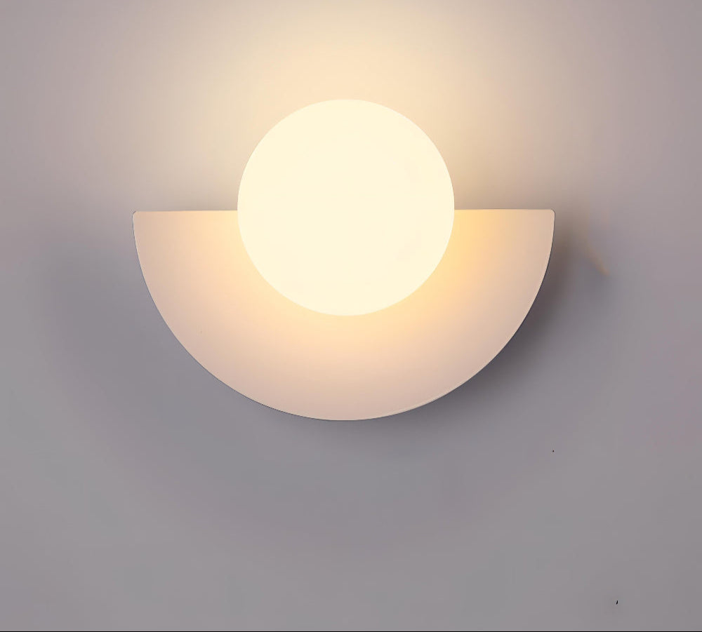 Moderne Minimalistische Halbmond LED Wandleuchte