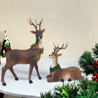 Festliche Rentier-Weihnachtsdekoration