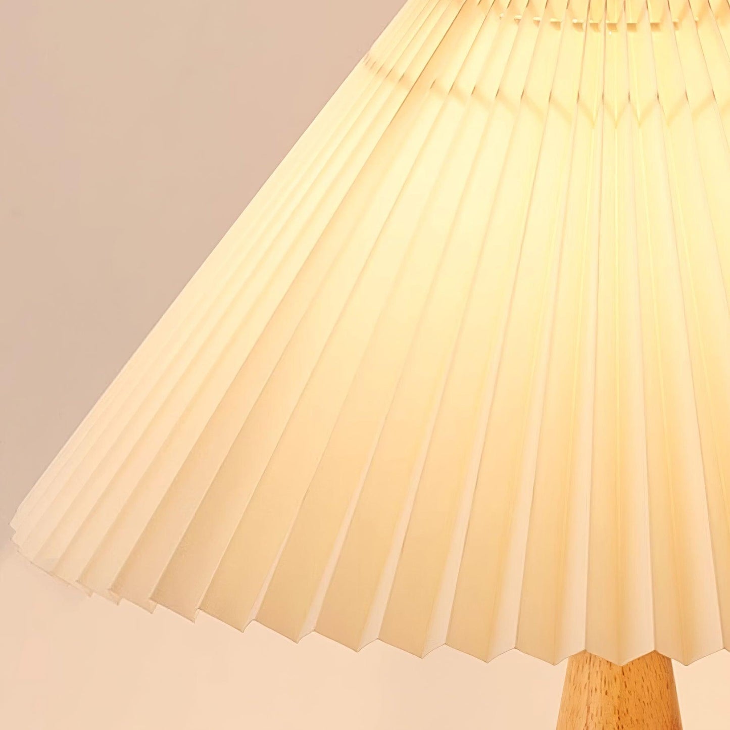 Vintage Plissee Tischlampe