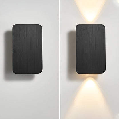 Minimalistische Würfel-Wandleuchte
