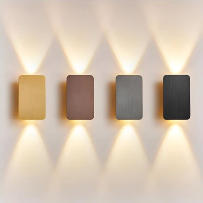 Minimalistische Würfel-Wandleuchte