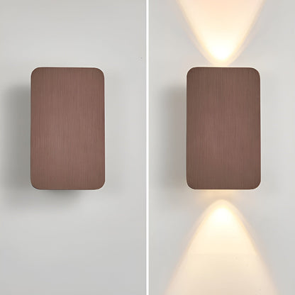 Minimalistische Würfel-Wandleuchte