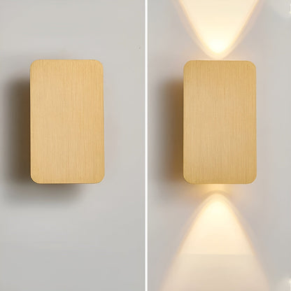 Minimalistische Würfel-Wandleuchte