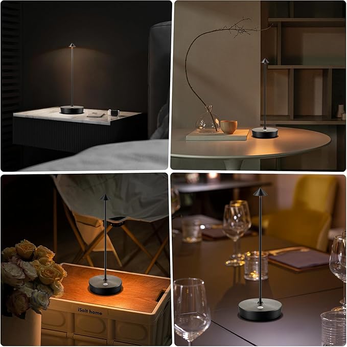 LumisBogen: Kabellose LED-Tischlampe mit Minimalistischem Stil