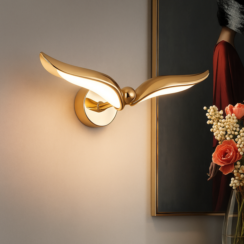 Moderne Von Möwen Inspirierte LED Wandleuchte