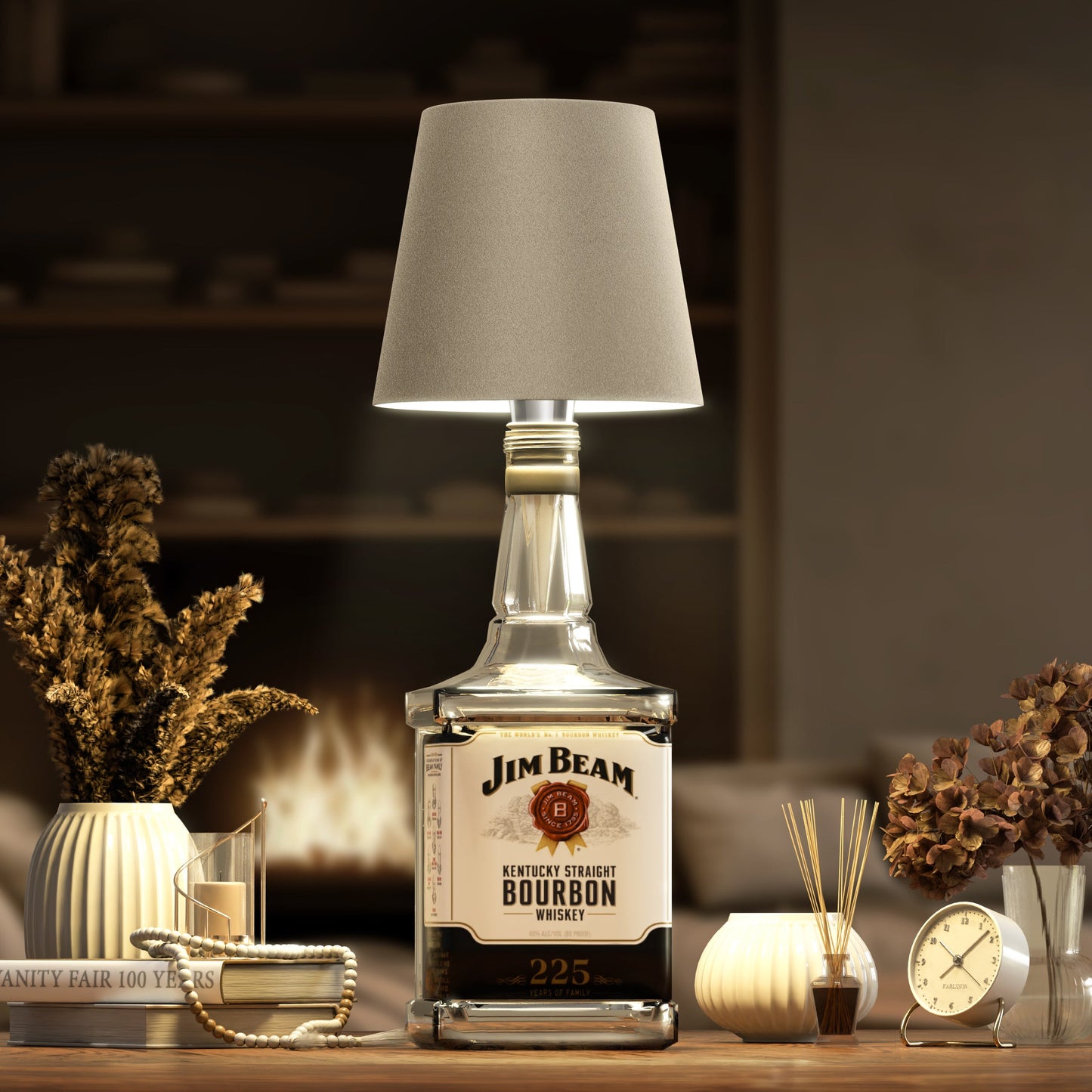 Kabellose LED-Flaschenlampe