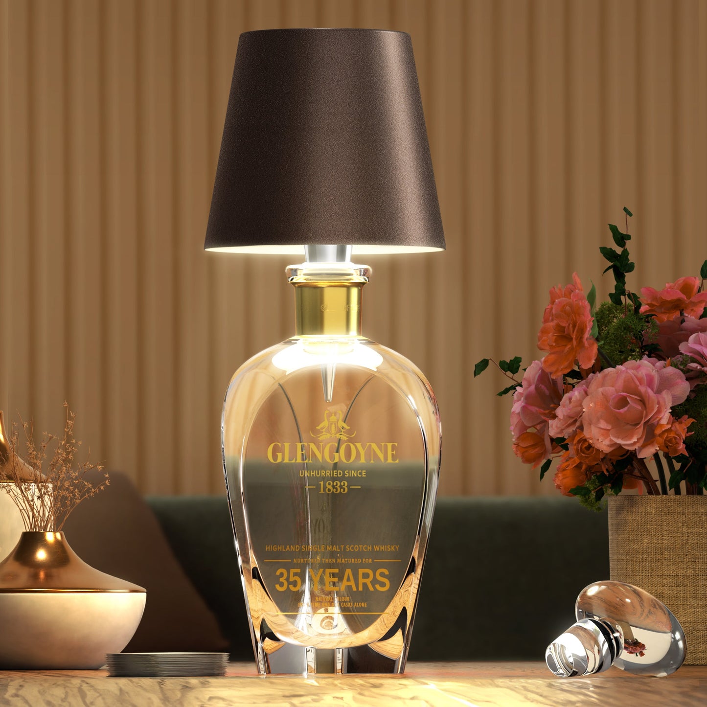 Kabellose LED-Flaschenlampe