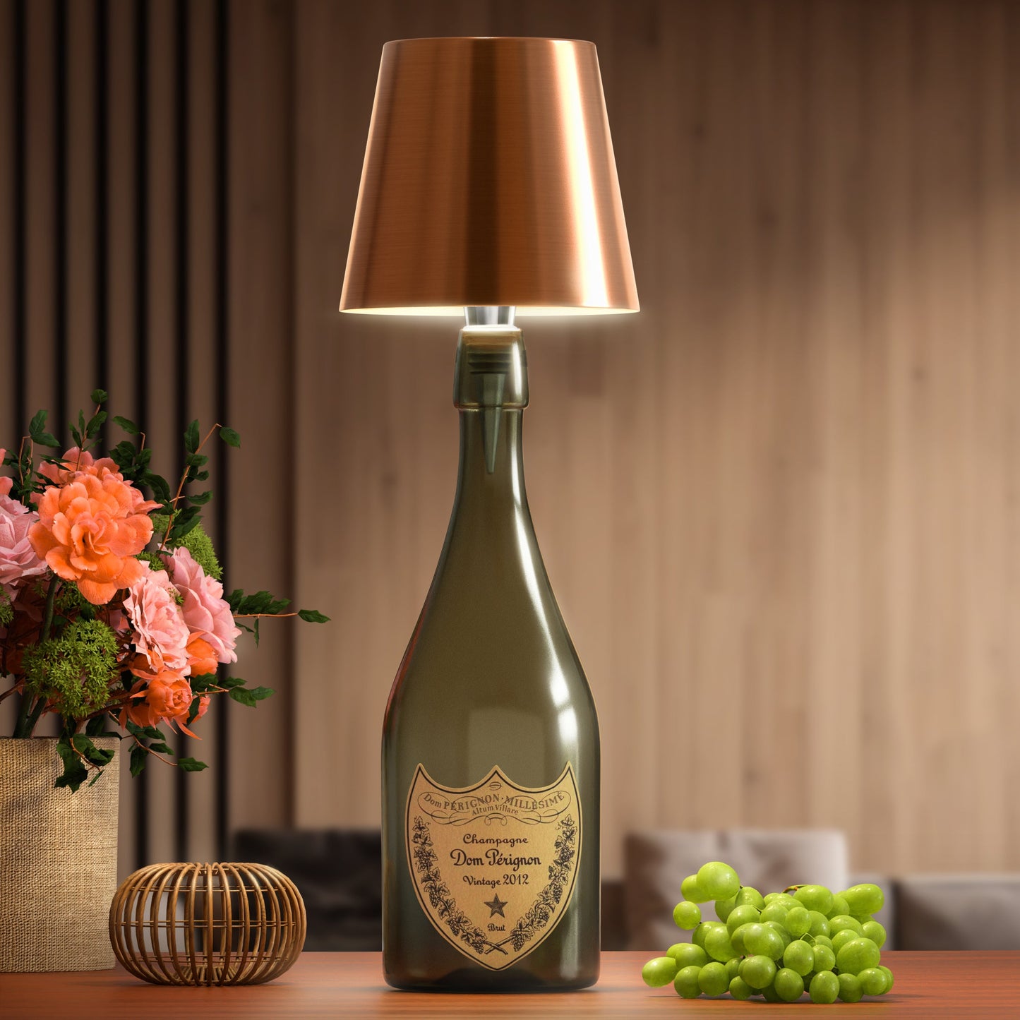 Kabellose LED-Flaschenlampe
