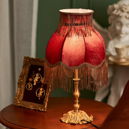 Vintage Inspirierte Quasten Tischlampe
