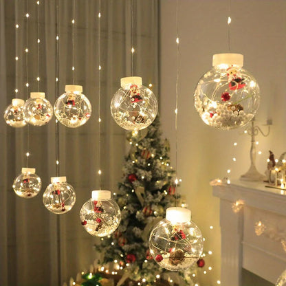 Bezaubernde LED-Fenstervorhanglichter