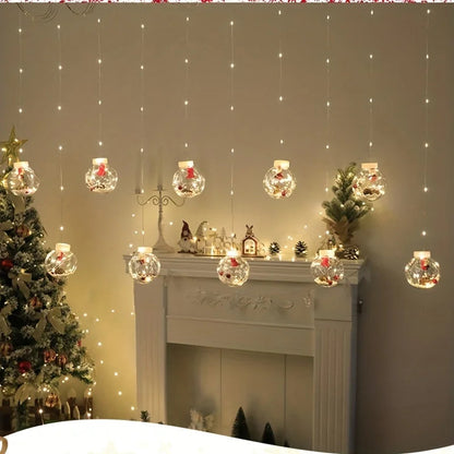 Bezaubernde LED-Fenstervorhanglichter