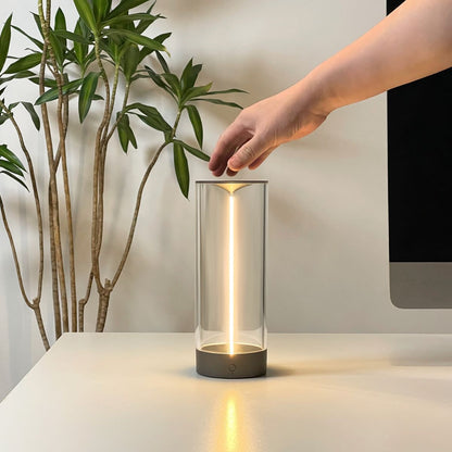 Kabellose LED Zylinderlampe mit Touch Steuerung