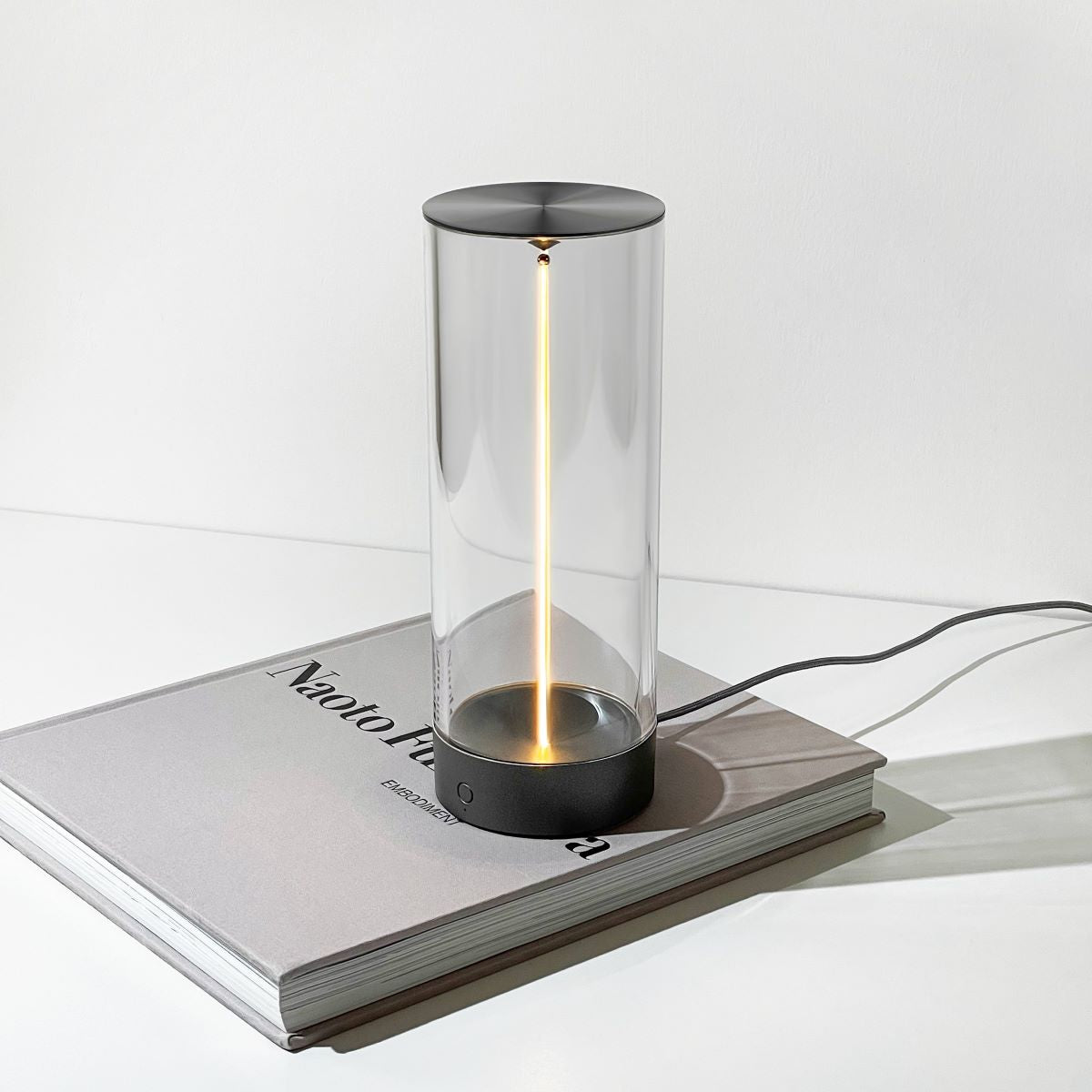 Kabellose LED Zylinderlampe mit Touch Steuerung