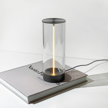 Kabellose LED Zylinderlampe mit Touch Steuerung