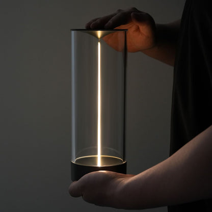 Kabellose LED Zylinderlampe mit Touch Steuerung