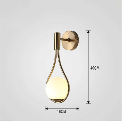 Minimalistische Nordische LED Wandleuchte