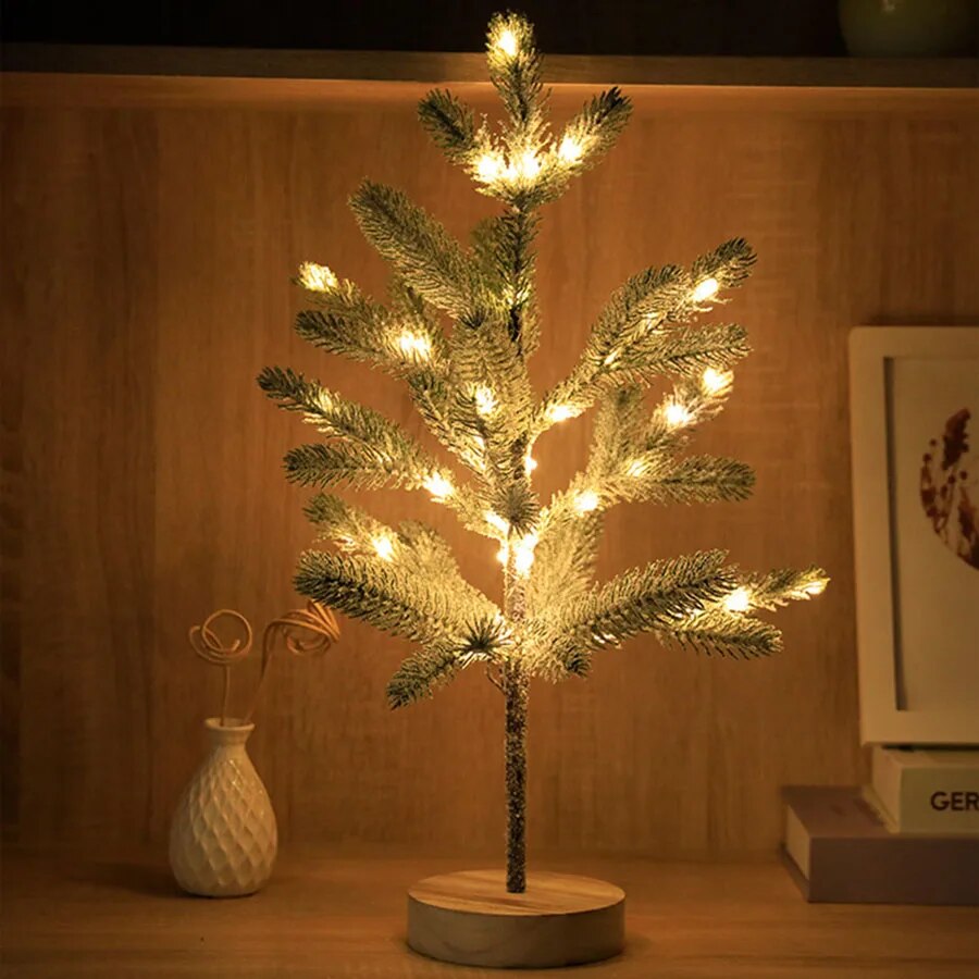 Mini LED Weihnachtsbaum Tischleuchte