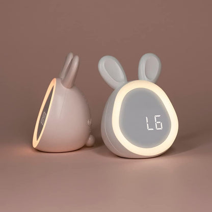 Niedlicher Led Wecker Für Kinder Im Kaninchen Design