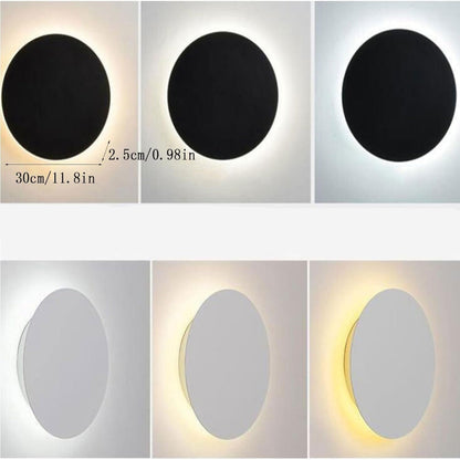 Moderne Runde LED Wandleuchte