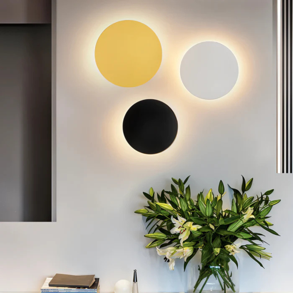 Moderne Runde LED Wandleuchte