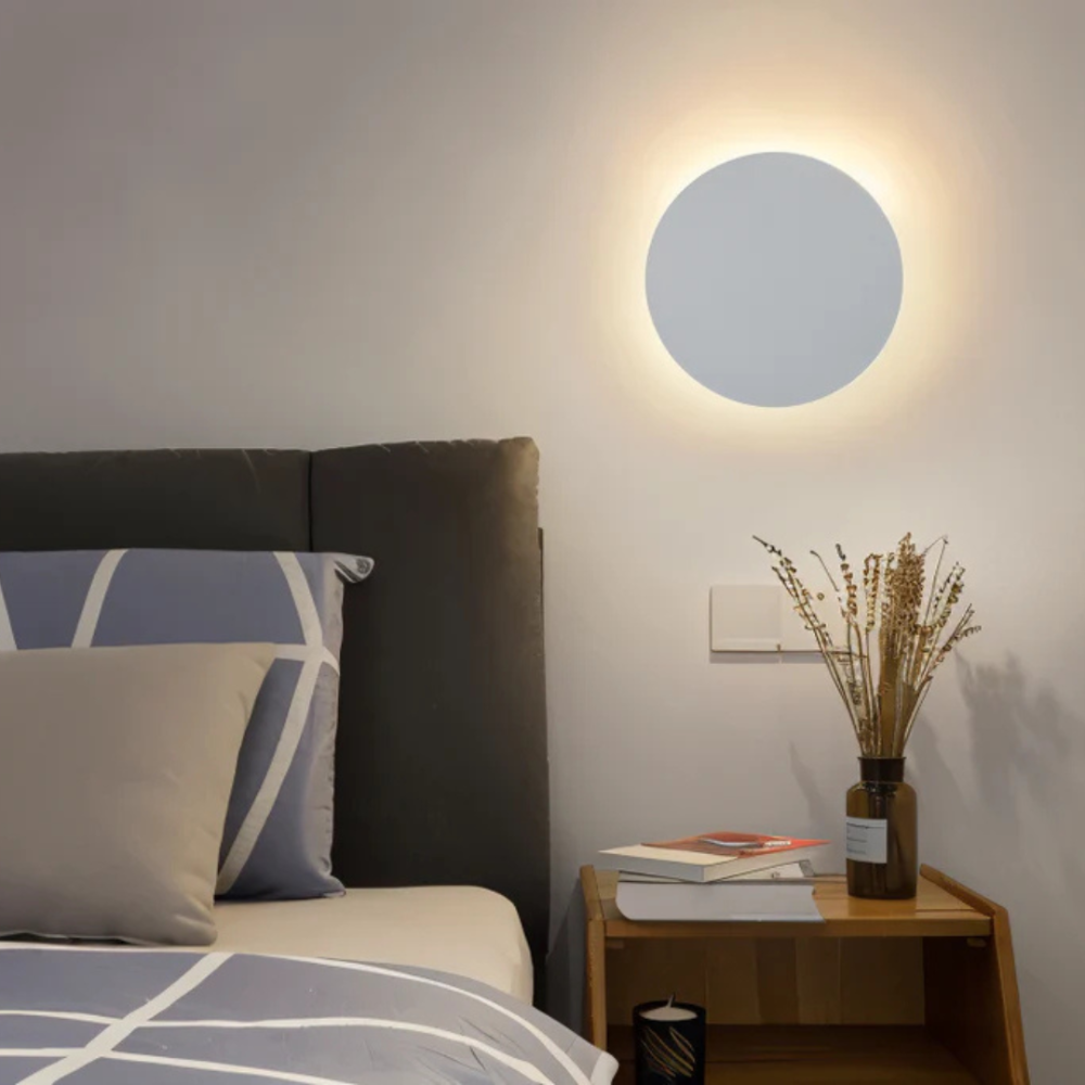 Moderne Runde LED Wandleuchte