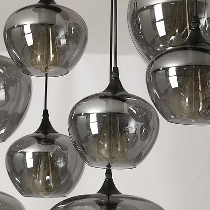 Industrielle Vintage-Flaschen-Pendelleuchten