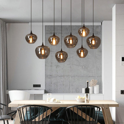 Industrielle Vintage-Flaschen-Pendelleuchten