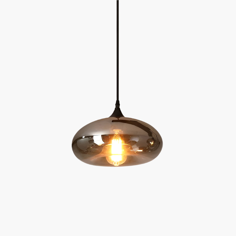 Industrielle Vintage-Flaschen-Pendelleuchten