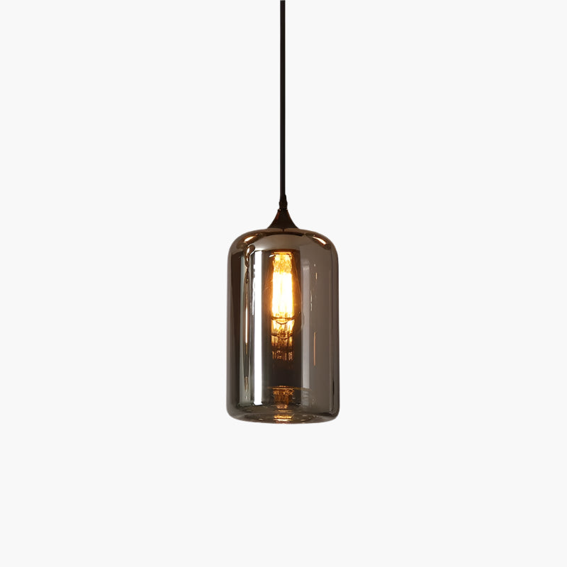 Industrielle Vintage-Flaschen-Pendelleuchten