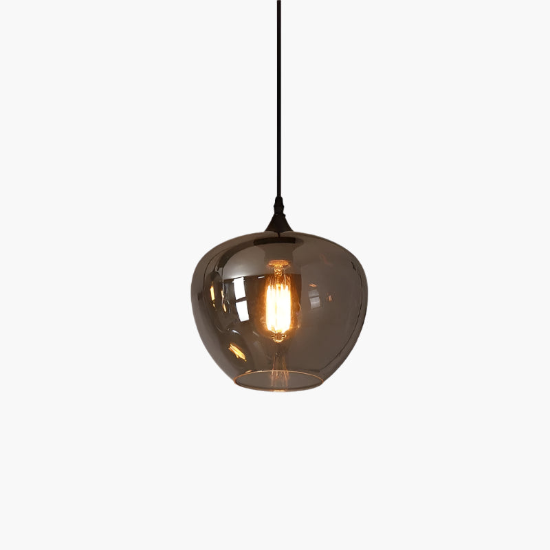 Industrielle Vintage-Flaschen-Pendelleuchten