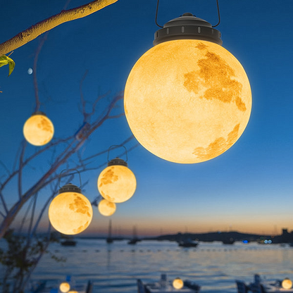 Vom Mond Inspirierte Solar-LED-Gartenlampe